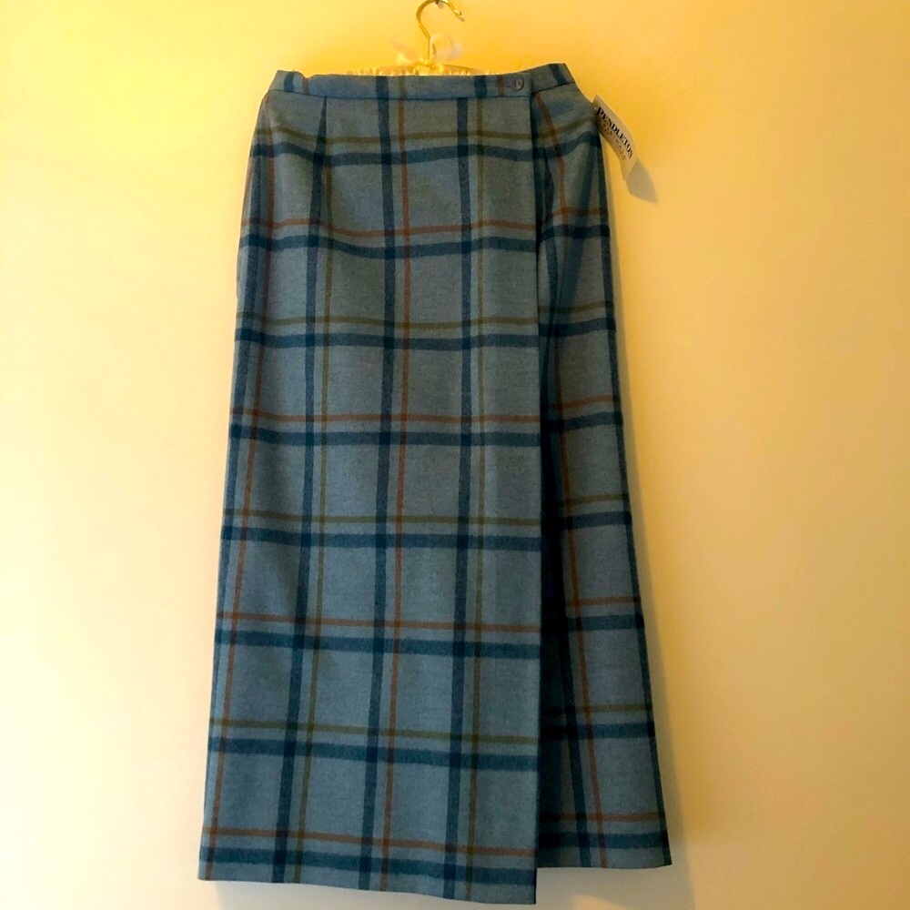 Pendleton maxi wool skirt NWT